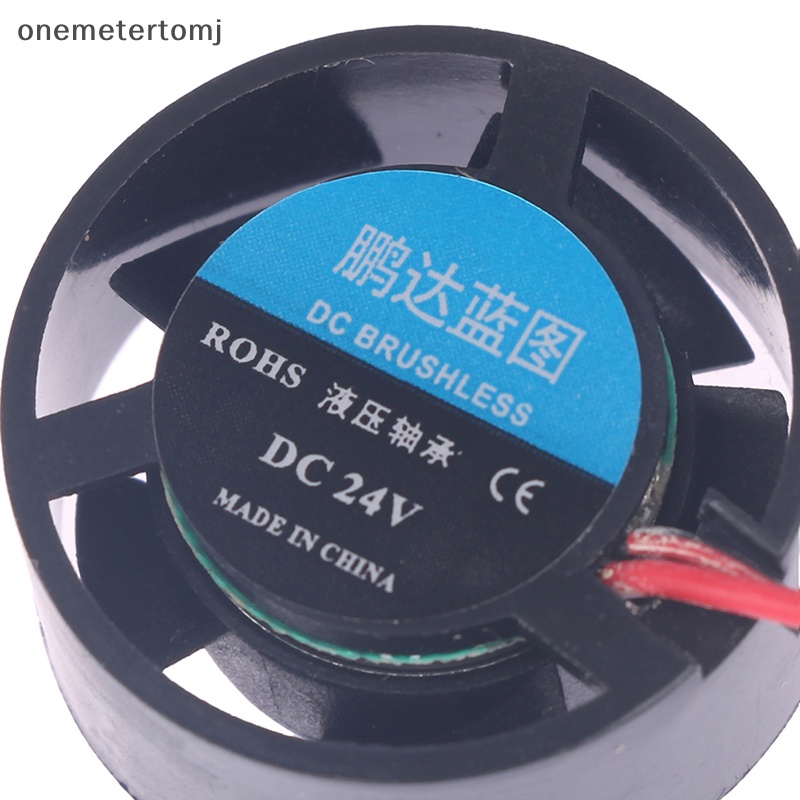 Onemetertomj 1 Quạt Tản Nhiệt mini Tròn 25.5x10mm 5 / 9 / 12 / 24v Cho Đèn led