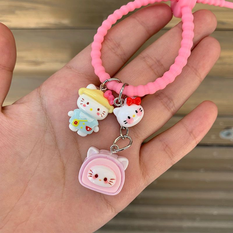 Sanrio Móc Khóa Hình Mèo kitty melody kuromi cinnamoroll Dễ Thương