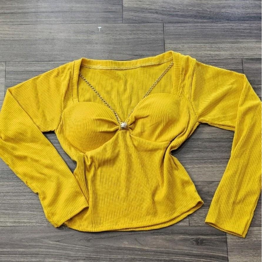 Áo tay dài xích  có mút vải tăm gân