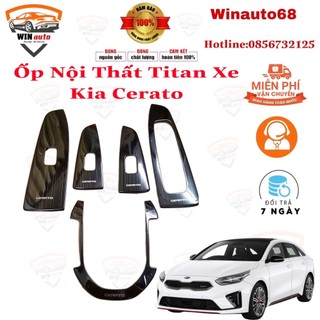 Ốp nội thất xe kia cerato 2016- 2017 - 2018- 2019- 2020 titan cao cấp