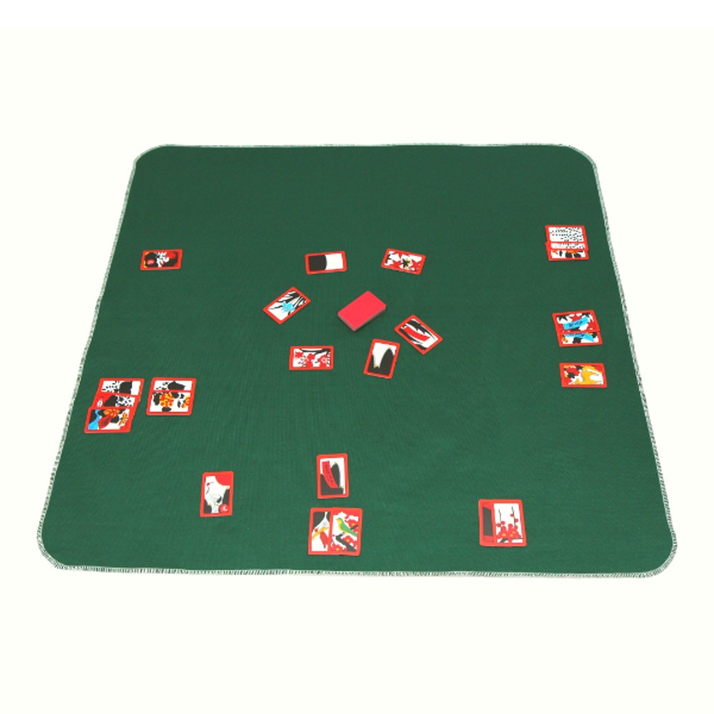HWATU mahjong MAT KOREA traditional BOARD GAME PLAY MAT 70×70cm  Hard felt Fabric - Super Lightweight 0.2kg - Non-Rubber Washable - Stitched Edge
