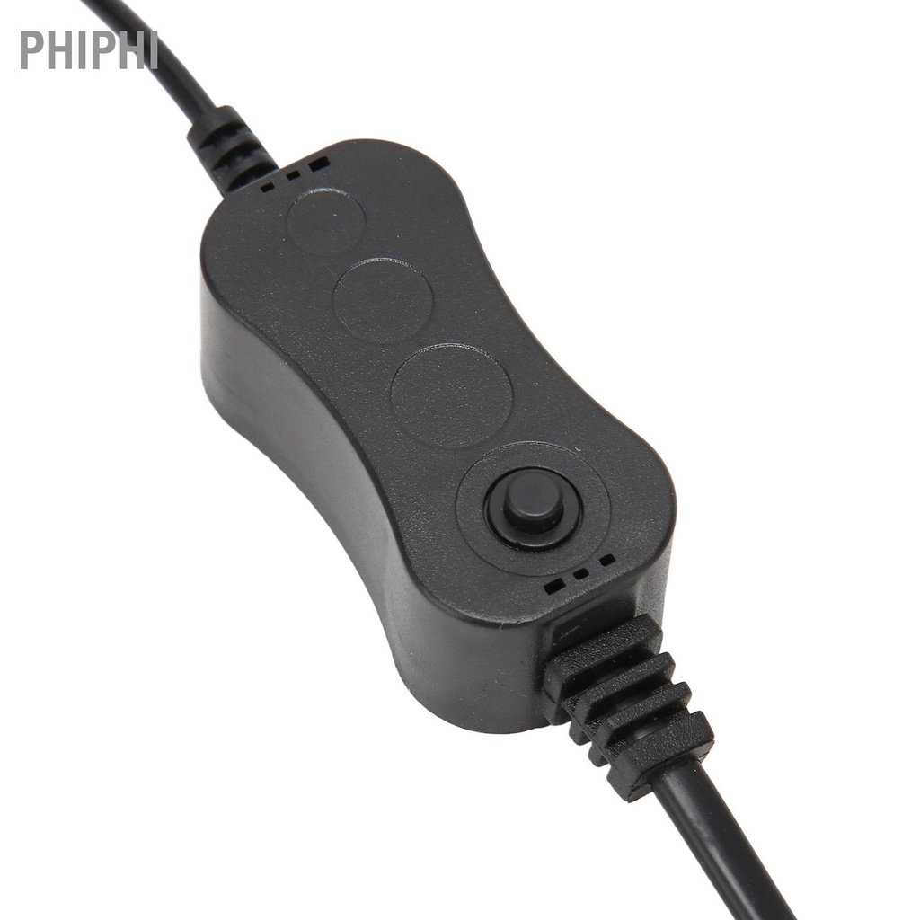 PHIPHI Đèn LED Bể Cá 4 Hàng Hạt 3 Chế Độ Màu Bắn Chống Tản Nhiệt Ổ Cắm Kéo Dài Cao Cấp Chân Đế Cho