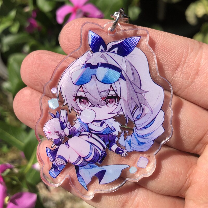 Móc khoá Honkai: Star Rail Luocha Fu Xuan Blade Imbibitor Lunae Keychain Anime Manga Phụ Kiện Trang Trí Túi xách Balo