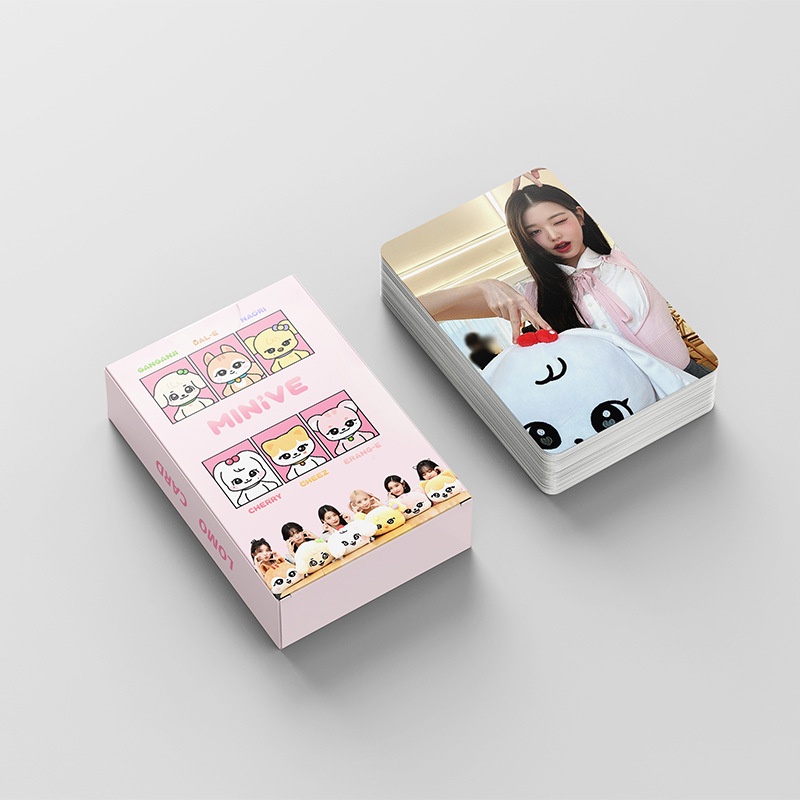 Hộp 55 Ảnh lomo card Nhóm Nhạc Kpopive jang won young Thẻ