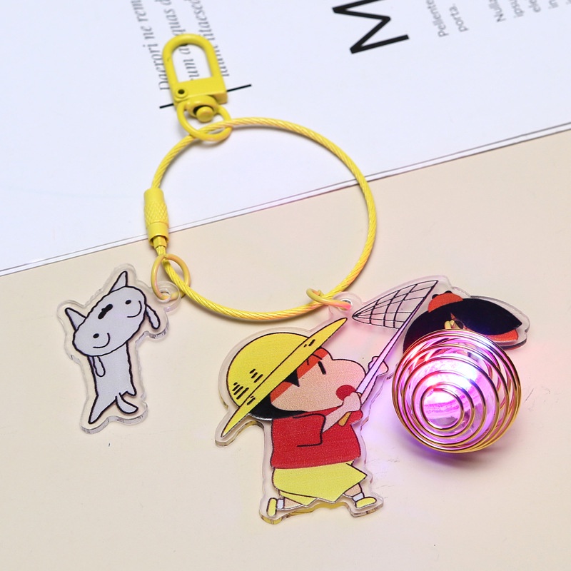 Móc Khóa Hình Cậu Bé Bút Chì shin-chan Hoạt Hình Phát Sáng