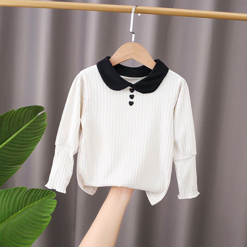 Áo Thun Dài Tay Thời Trang Mùa Thu Xinh Xắn Dành Cho Bé Gái