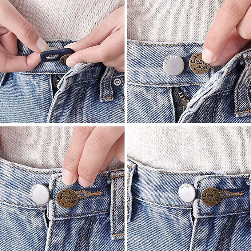 Thắt Lưng Co Giãn Khóa Kim Loại Xoắn Tháo Rời Điều Chỉnh Được Kích Thước Thời Trang unisex