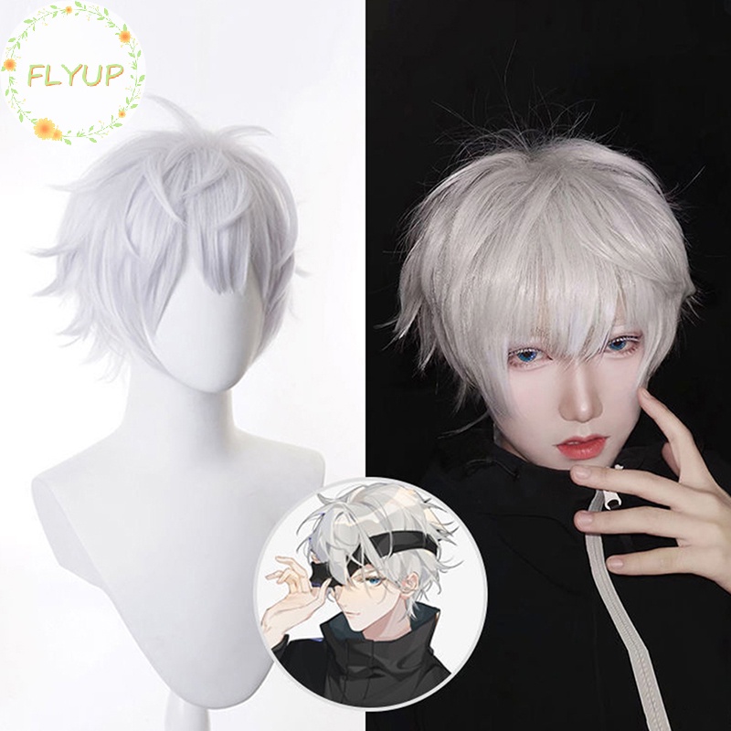 Bộ Tóc Giả Ngắn Hóa Trang Nhân Vật jujutsu kaisen gojo satoru