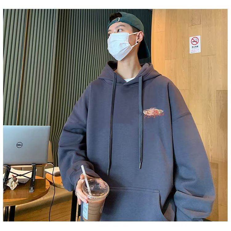 Áo hoodie Dáng Rộng In Họa Tiết Thời Trang Cho Nam m-8xl