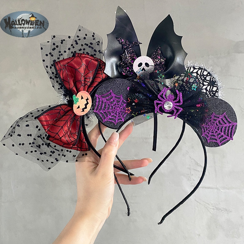 Băng Đô Cài Tóc Hóa Trang Phù Thủy Nhện halloween vn