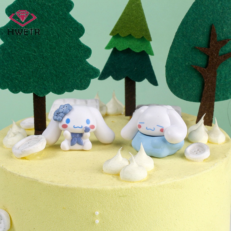 Set 5 Mô Hình Nhân Vật Hoạt Hình sanrio Cinnamoroll Dễ Thương Trang Trí Bàn Làm Việc Mới