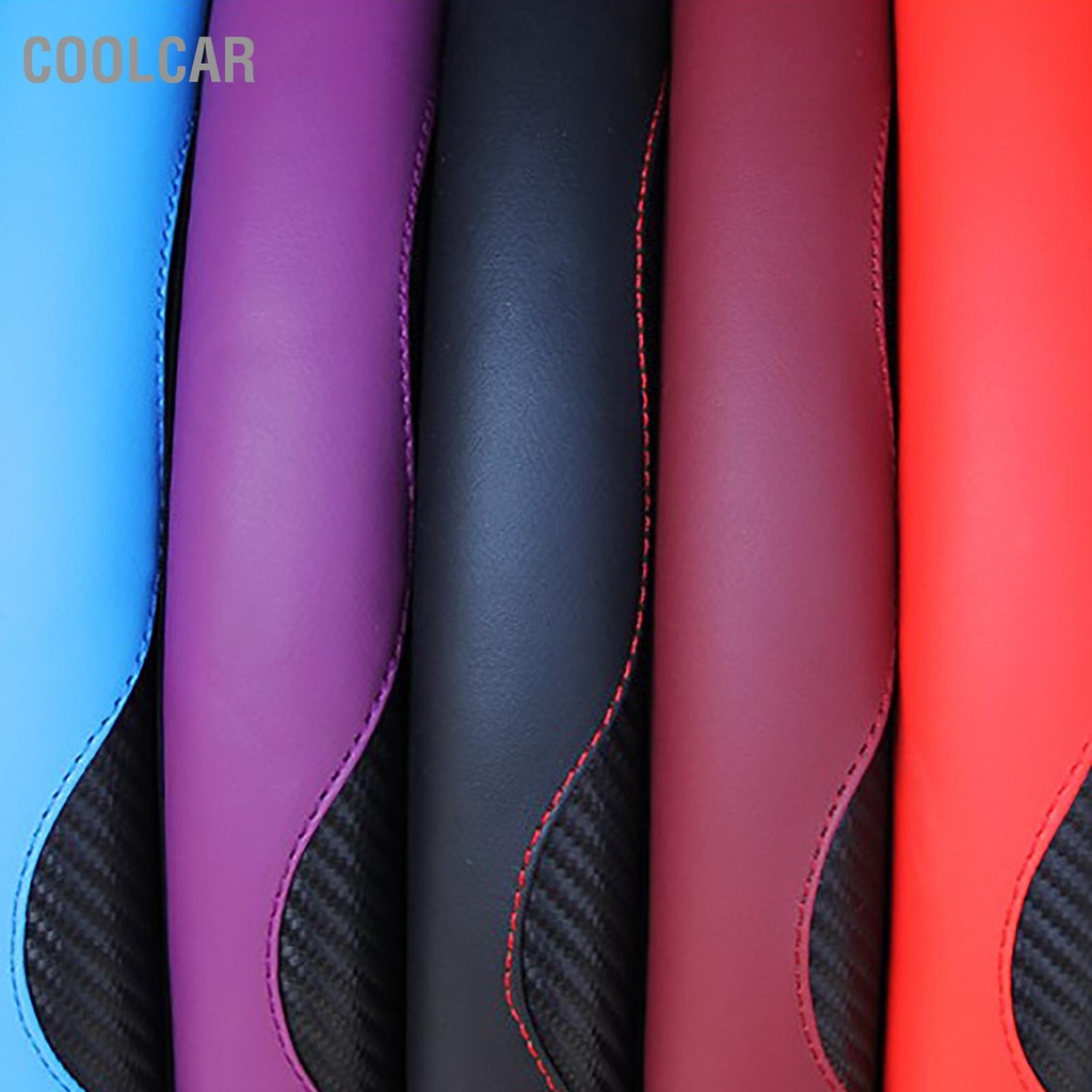 Bọc Vô Lăng 38CM - Sợi Carbon Phong Cách Thun Tay Cầm Chống Trơn Trượt Cho Xe Ô Tô - CoolCar