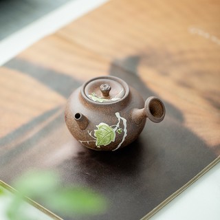Nồi tay cầm bên bùn Vine Old Rock Hộ gia đình cổ điển có bộ lọc Ấm trà đơn Ấm trà dung tích lớn
