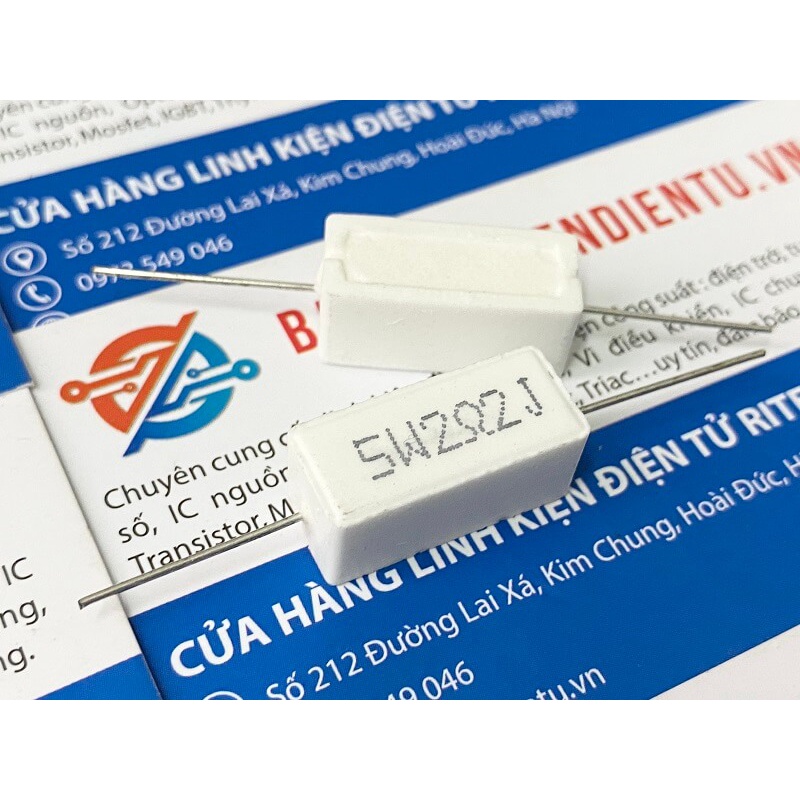 [Combo 10 chiếc] Điện trở sứ 5W 2.2R 5%