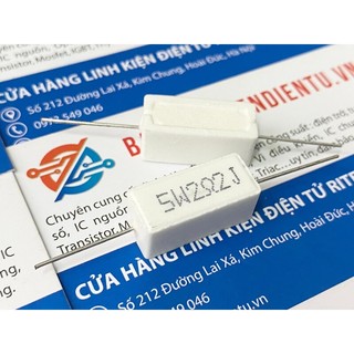 Điện trở sứ 5w 2.2r 5%