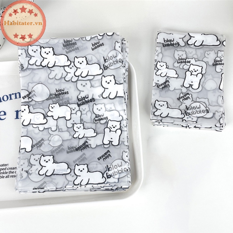 Set 10 Túi Đựng Thẻ / Bánh Kẹo / Quà Tặng In Họa Tiết Hoạt Hình Dễ Thương diy vn