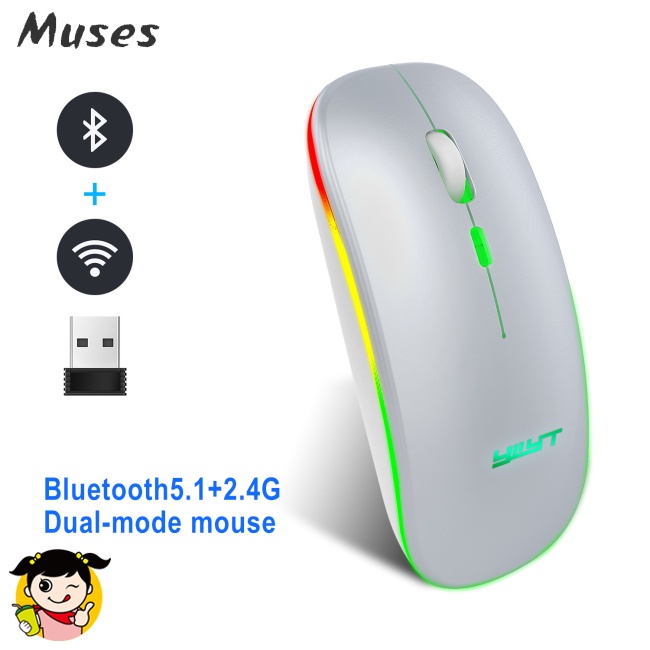 Chuột Chơi Game Không Dây g852 Kết Nối bluetooth 2.4g Hai Chế Độ