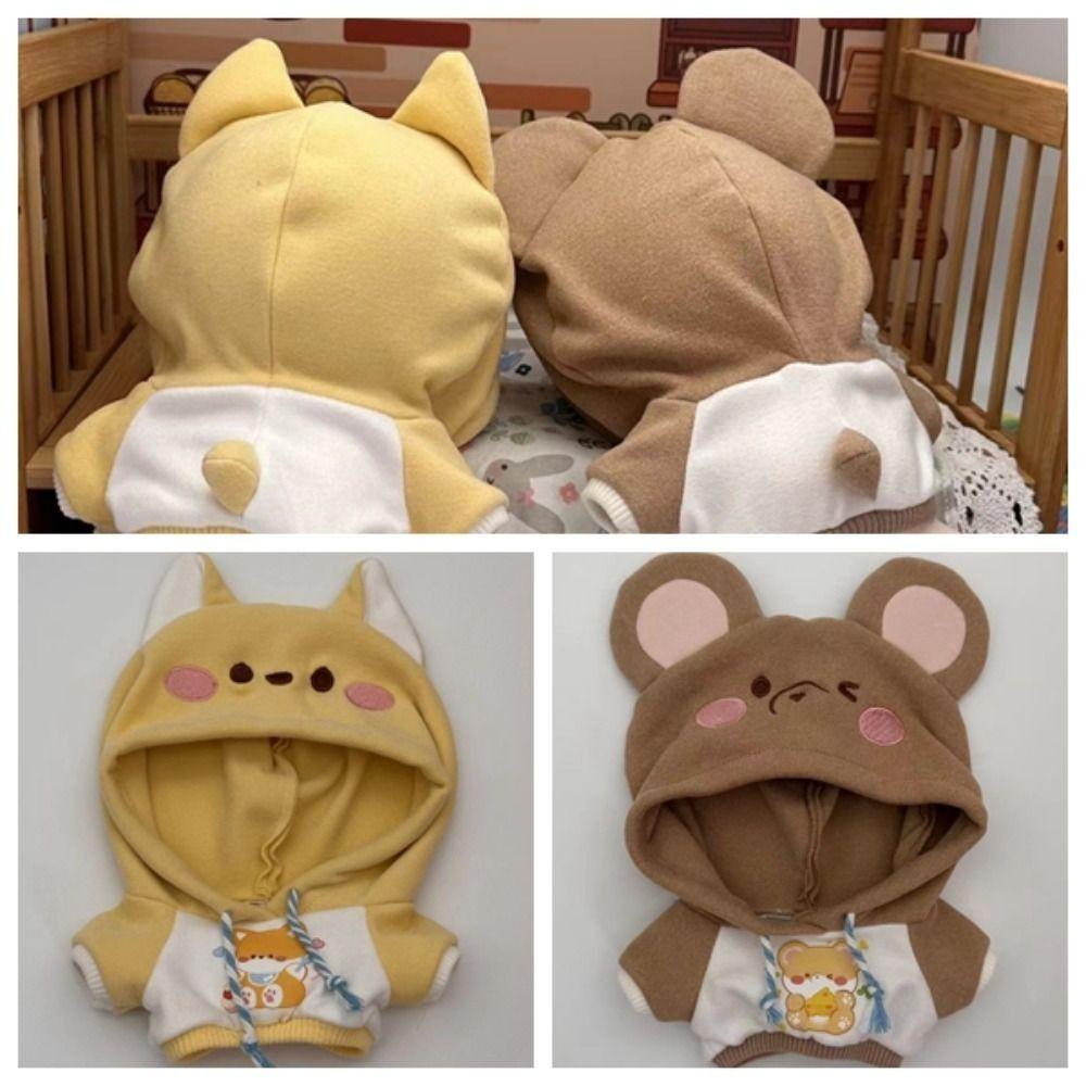 Mmluck Áo Hoodie Bằng Vải Bông cotton Hình Búp Bê Hoạt Hình Nhiều Màu Thủ Công Dễ Thương Làm Quà Tặng Cho Trẻ Em