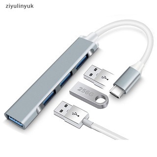 Bộ chia 4 cổng usb c hub 3.0 ziyulinyuk cho máy tính