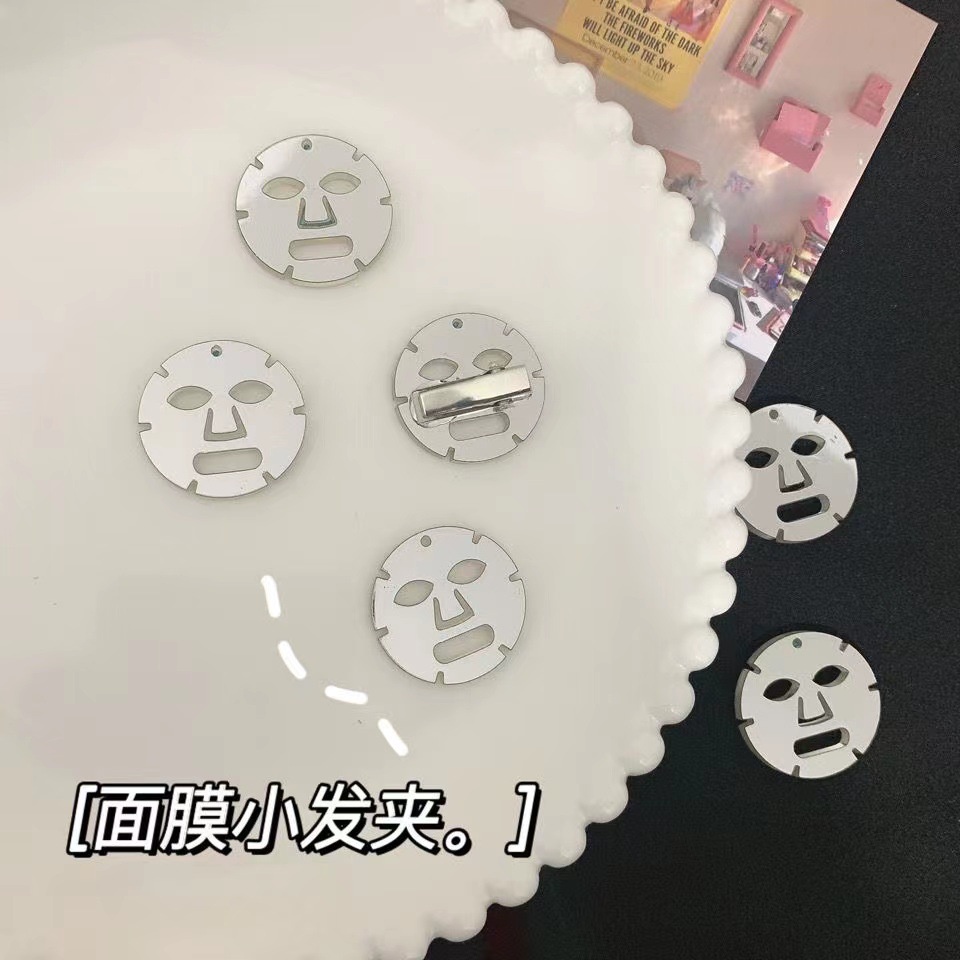 Băng Đô Cài Tóc Mặt Gương Nhỏ Nhắn Thời Trang Thu Đông Dành Cho Nữ Mới