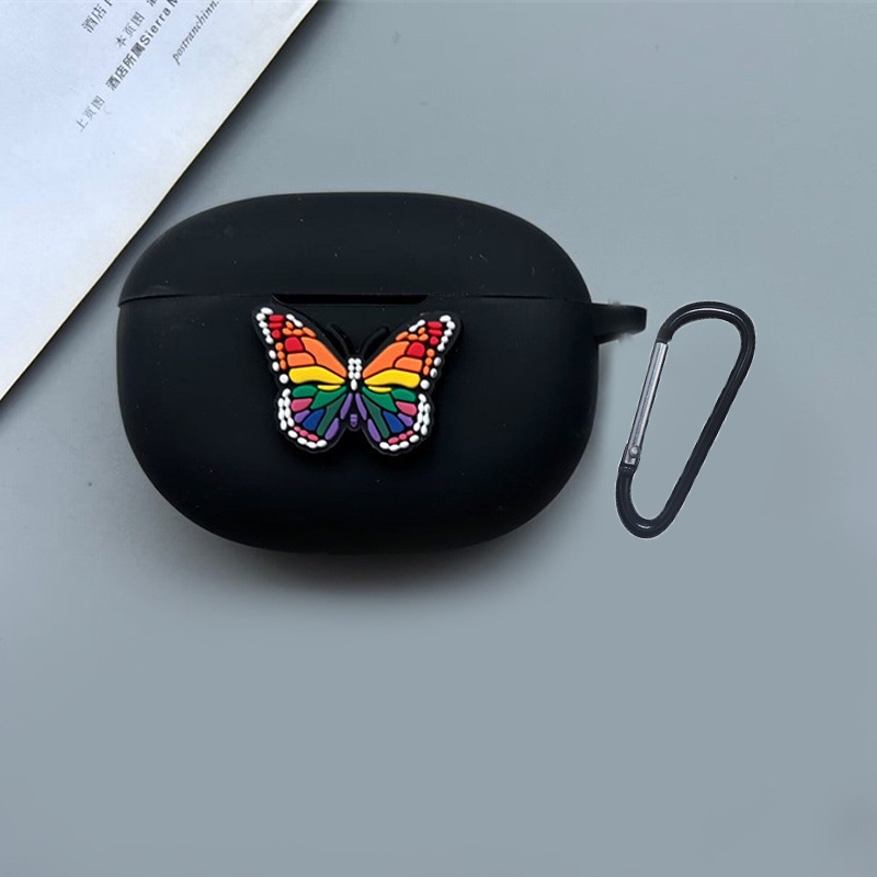 Vỏ Bảo Vệ Hộp Sạc Tai Nghe bluetooth earfun air pro 3 / free pro 2 pro2 Bằng Silicon Họa Tiết Hoạt Hình Dễ Thương