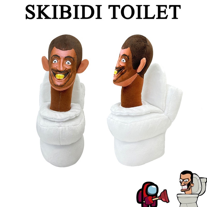 Đồ chơi nhồi bông Hình Dáng toilet Ngộ Nghĩnh 30cm Mềm Mại