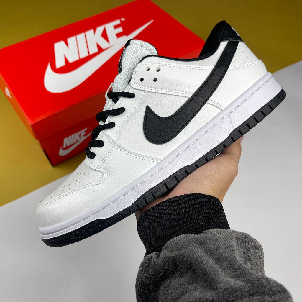Giày SB Dunk Low White Black, SB Trắng Đen Bản Cao Cấp - Than.Shoes