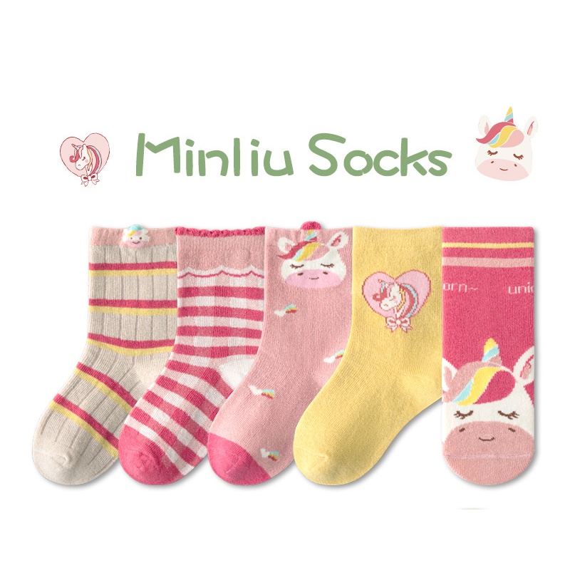 Vớ Em Bé Họa Tiết Hoạt Hình Dễ Thương