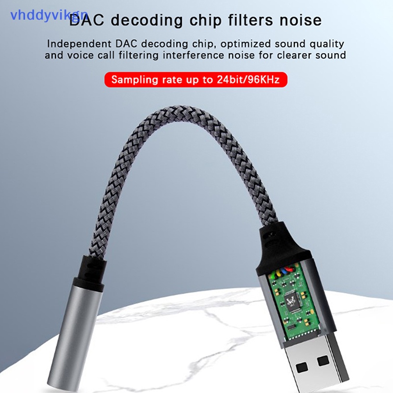 Thẻ Âm Thanh Bên Ngoài usb vhdd usb 3.5mm Có Mic Cho pc / laptop