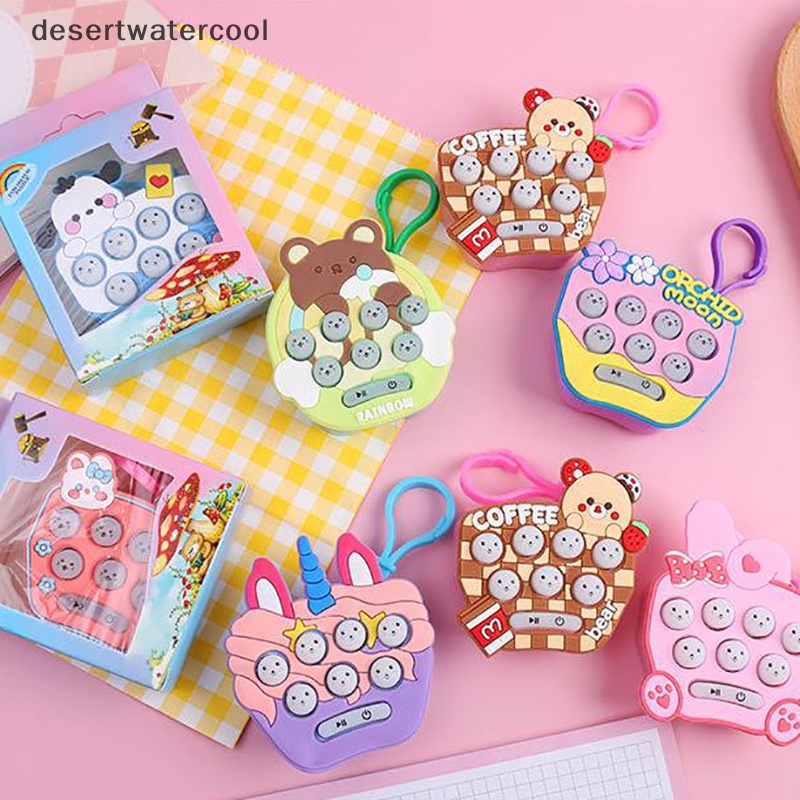 Máy Chơi game Cầm Tay Phát Quang mini In Hình Chuột hamster Hoạt Hình Cho Bé