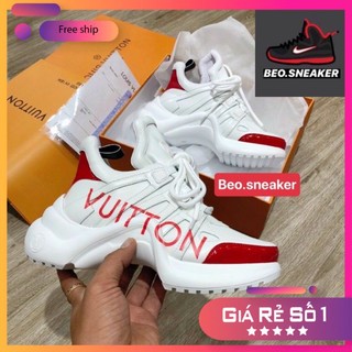 giày LV. Archlight chữ đỏ hàng 1:1 chất lượng ( full box + freeship )