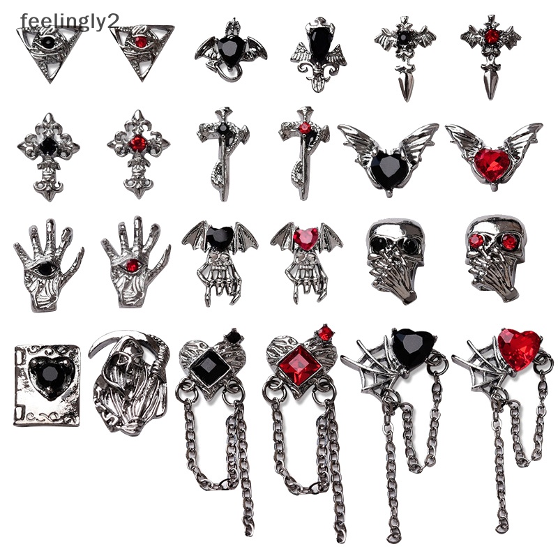 Set 5 Phụ Kiện Trang Trí Móng Tay 3d Phong Cách retro