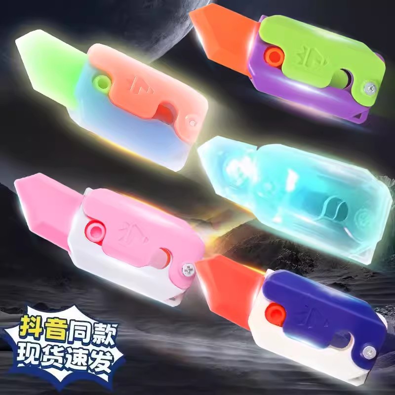 Đồ Chơi Thẻ Nhấn Giảm Căng Thẳng Hình Củ Cà Rốt 3d Màu Dạ Quang