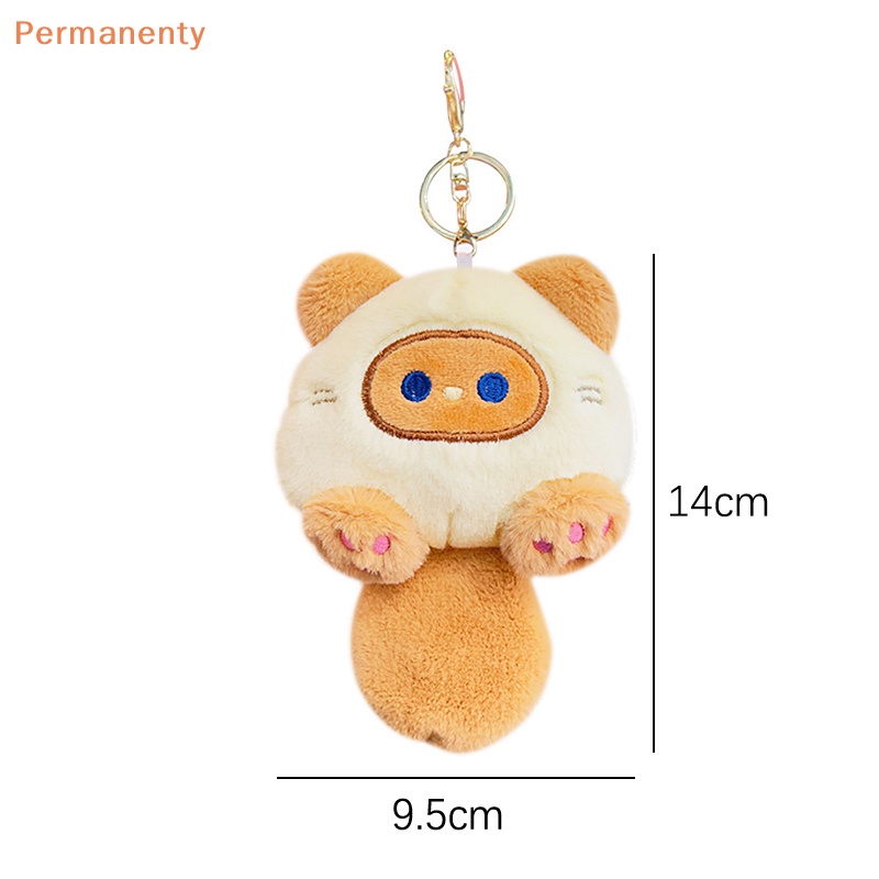 Móc Khóa Hình Mèo Bằng Vải Bông Dễ Thương