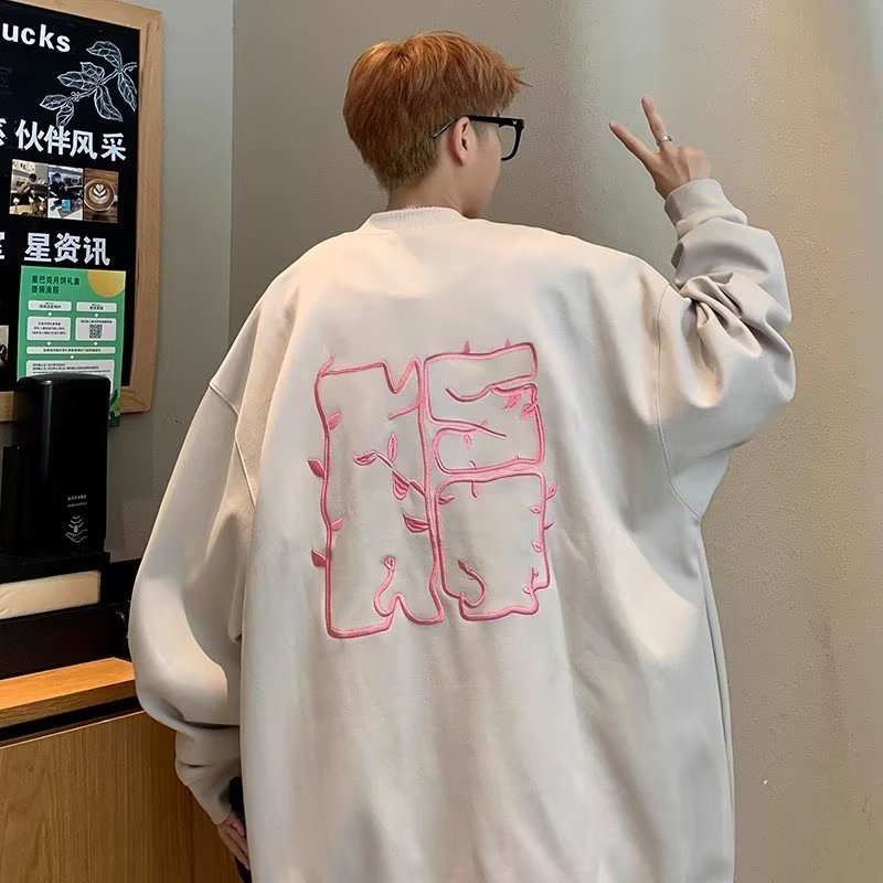 Vunc Áo Khoác Bóng Chày Dáng Rộng Thêu Họa Tiết Phong Cách Đường Phố Mỹ Thời Trang Cho Nam