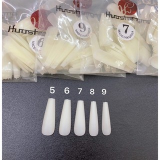 Móng úp nhám hsm lẻ size form thang size 5, 6, 7, 8 & 9