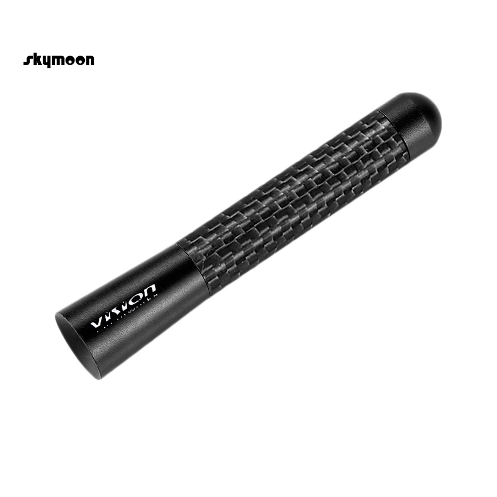 Ăng Ten Ngắn Bằng Thép Không Gỉ Sợi carbon 12cm Thông Dụng Cho Xe Hơi