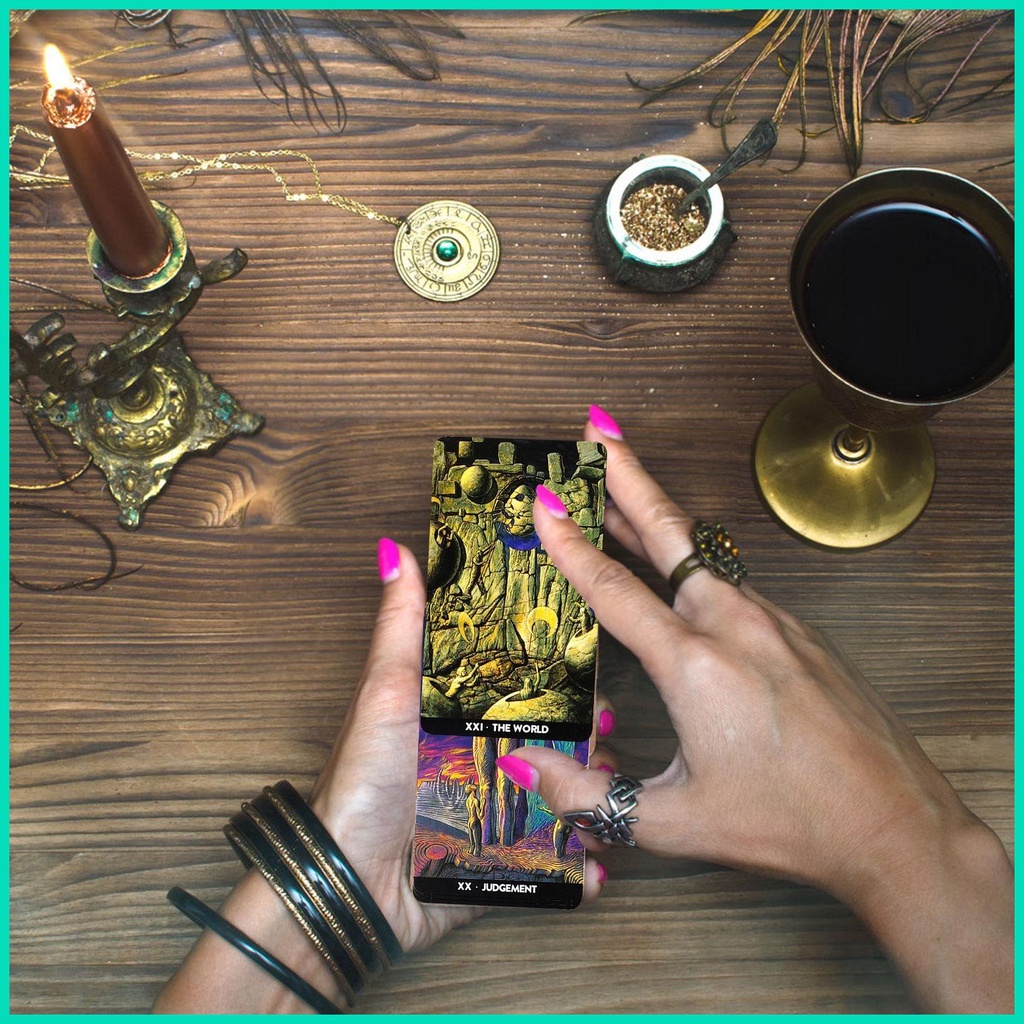 Mới Bộ Bài tarot Khoai Môn Tiếng Anh