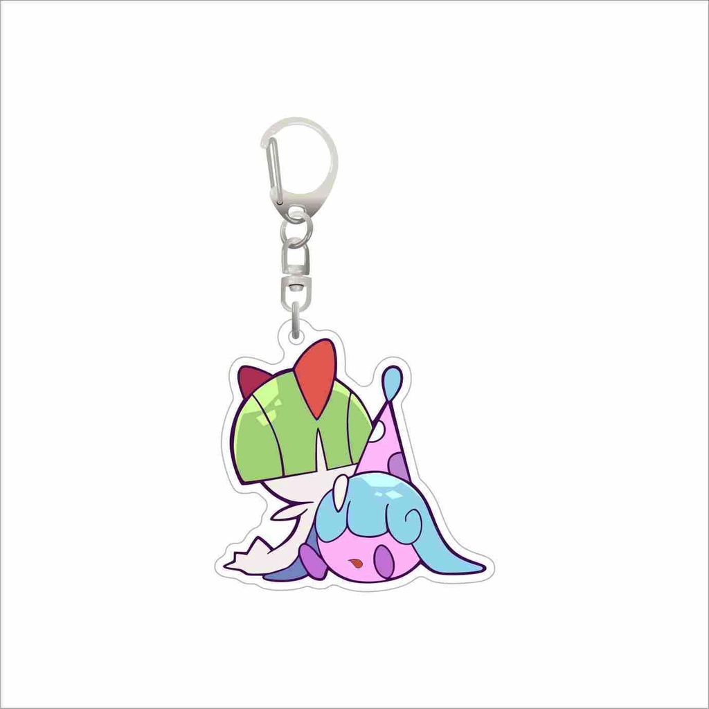 Pokémon Pokémon Acrylic Móc khóa Mặt dây chuyền ngoại vi Huy hiệu Trâm cài
