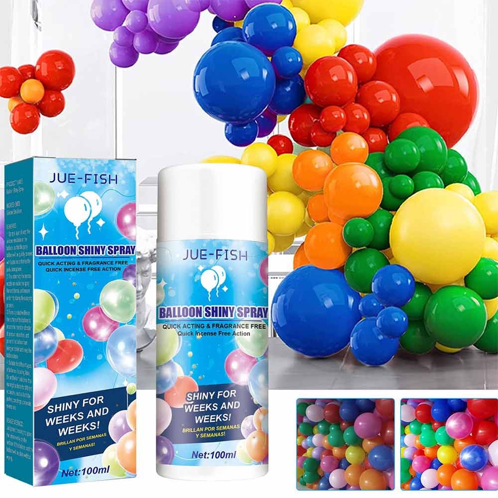 1 Bottle Balloon Brightener Polisher Shine Spray Spray