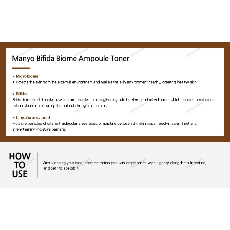 Manyo Bifida Biome Ampoule Toner 400ml