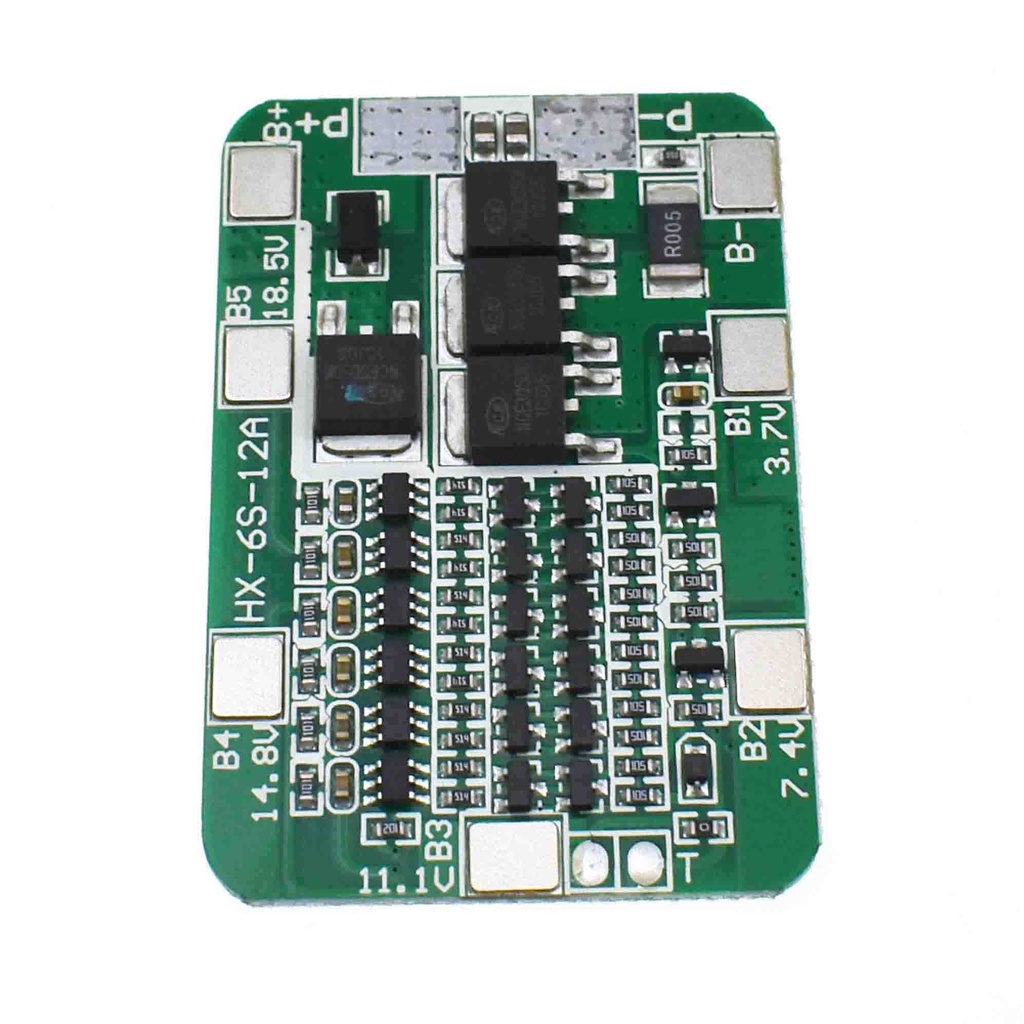 Bảng Mạch Bảo Vệ 6s 15a 24v bms Cho Mô Đun Pin li-ion 18650