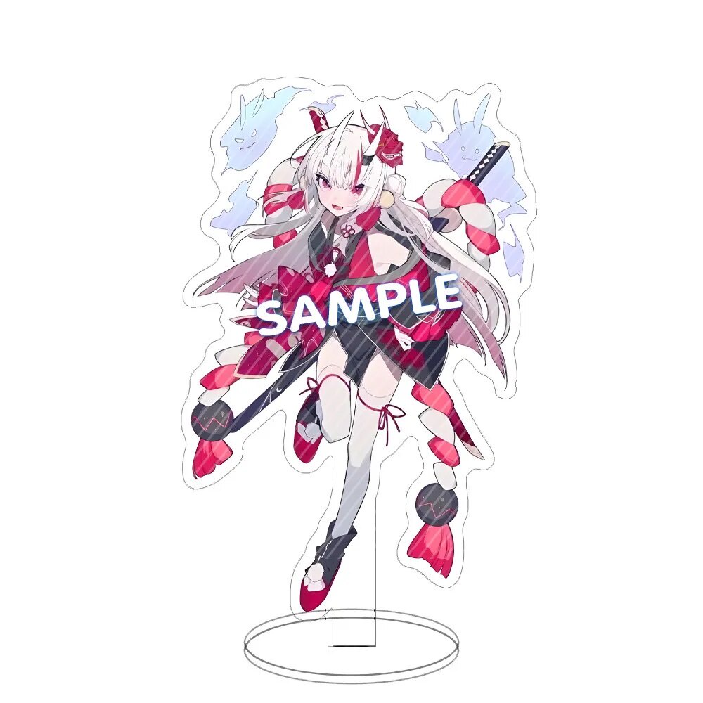 Mô hình Standee Hololive Vtuber Usada Pekora Uruha Rushia 2 Phụ kiện trang trí để bàn góc học tập