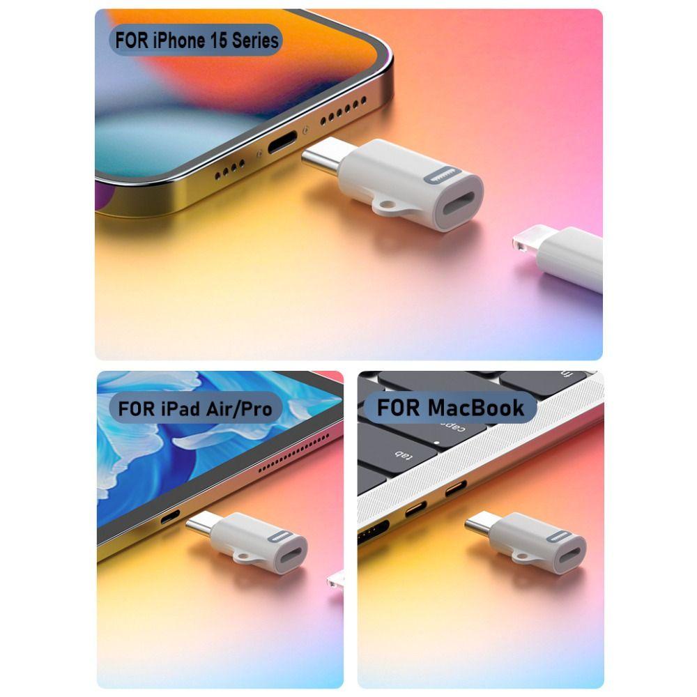 Đầu Nối Chuyển Đổi usb type c Sang Ổ Cắm 27w otg chip Thông Minh Bằng Hợp Kim Nhôm Cho iphone 15 plus ipad / macbook