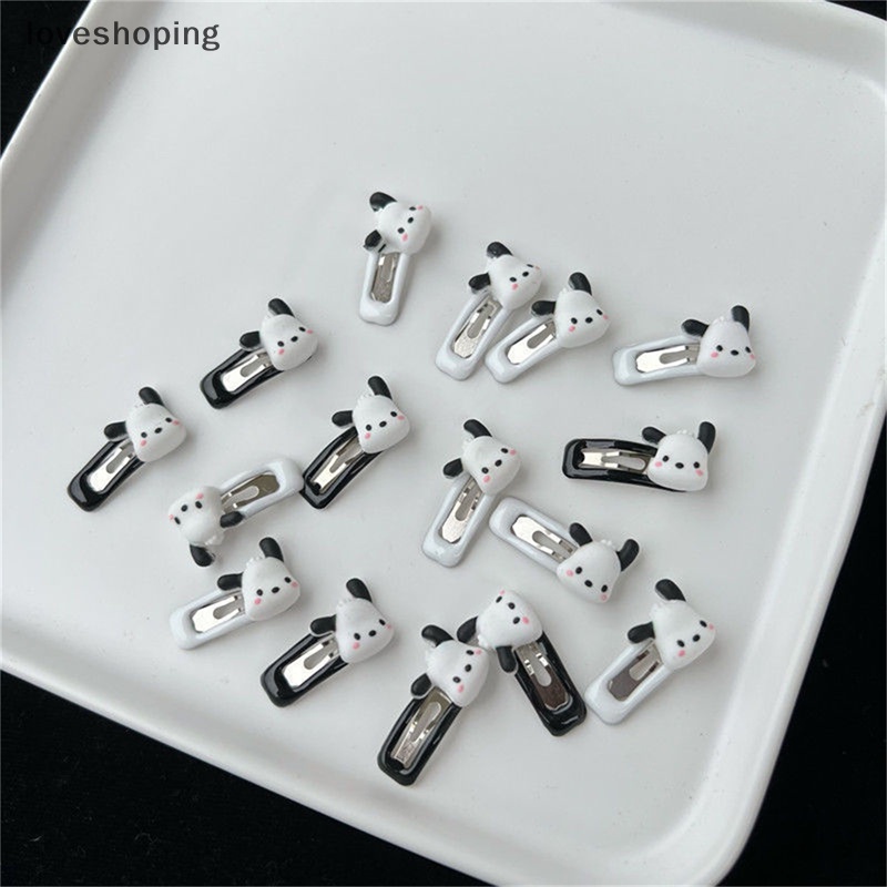 Set 2 Kẹp Tóc Hình Chú Chó Hoạt Hình Dễ Thương Cho Nữ