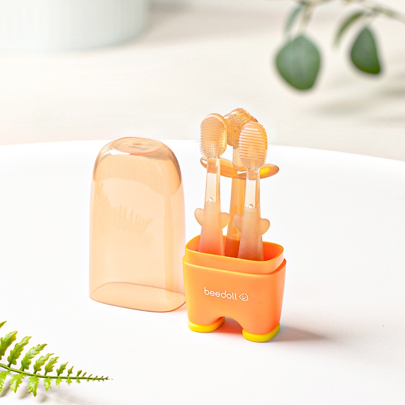 Bàn Chải Đánh Răng silicone Cho Bé Trai Và Bé Gái Để Làm Sạch Lưỡi