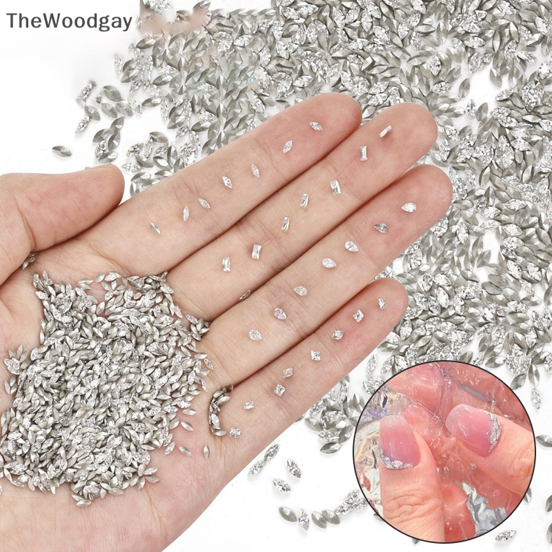 Bộ 50 Hạt Đá Pha Lê mini Nhiều Màu Sắc Dùng Trang Trí Móng Tay diy