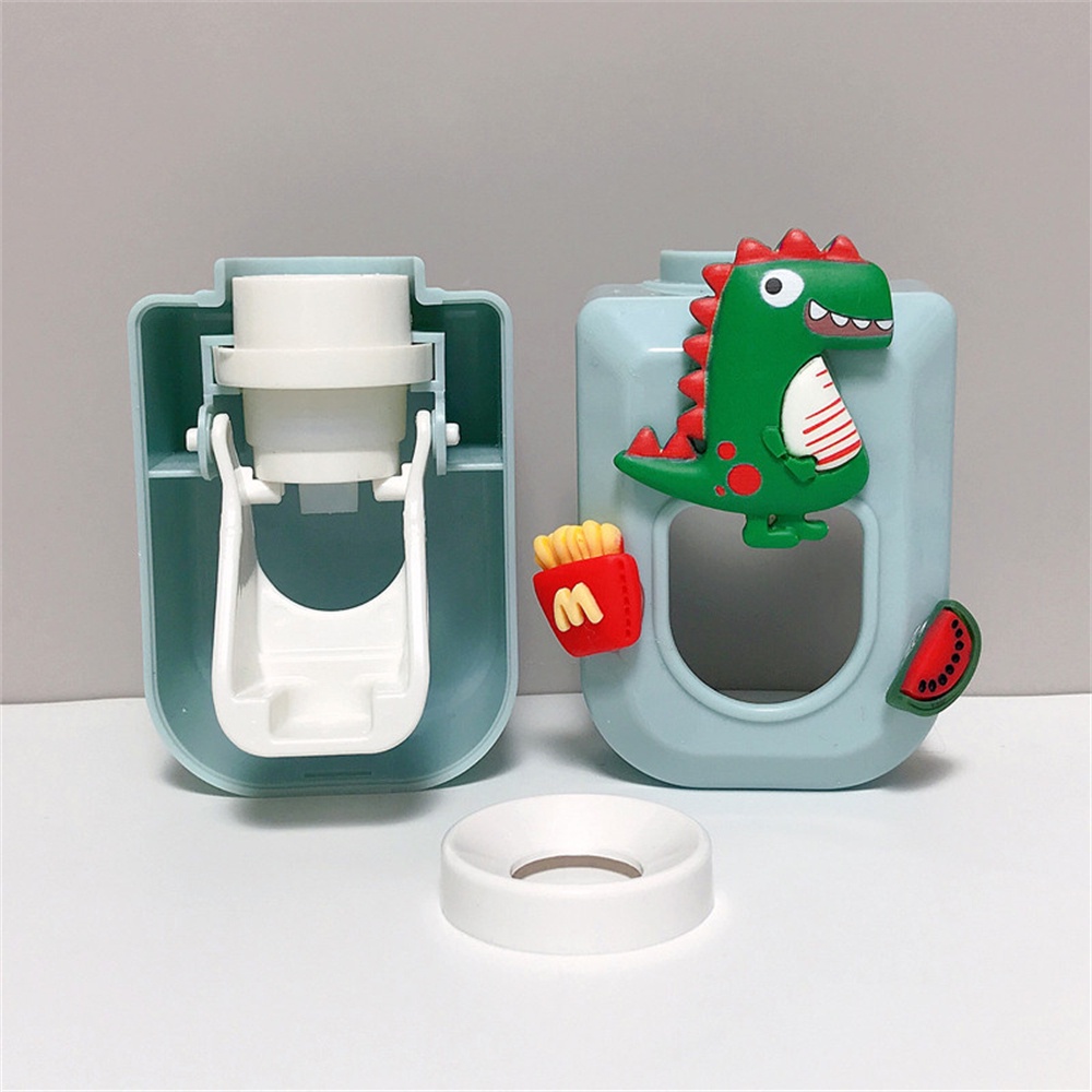 Máy đùn kem đánh răng hoạt hình EELHOE Máy phân phối kem đánh răng cá nhân tự động gắn tường Máy đánh răng trẻ em dễ thương Bóp Phụ kiện phòng tắm hoàn toàn tự động miiki_vn