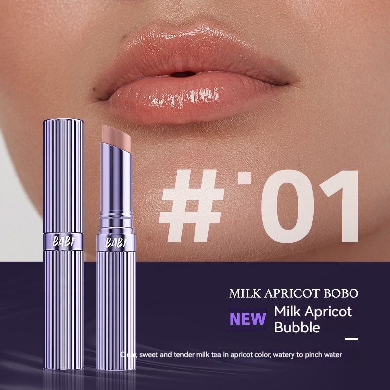 BABI Thay đổi màu son môi, ấm áp, giữ ẩm, không thấm nước, chống nứt, không phai, không nhuộm màu son môi