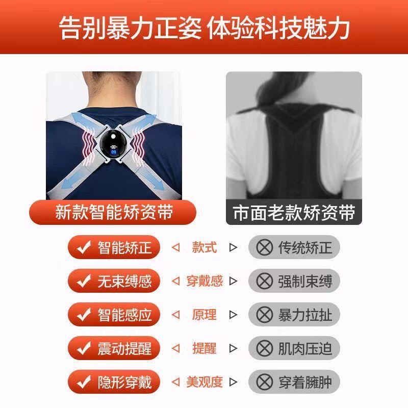 Jinzheng Dây Đai Chỉnh Sửa Tư Thế Ngồi Thông Minh Vô Hình Chống Gây Hại Dành Cho Người Lớn Và Trẻ Em